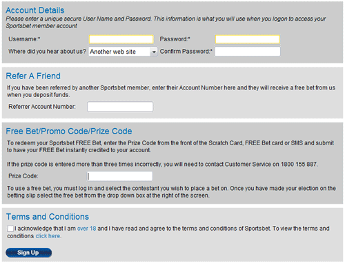 Sportsbet Code